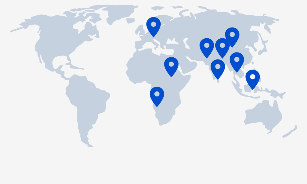 Blue Minimalist World Map Instagram Post (1)